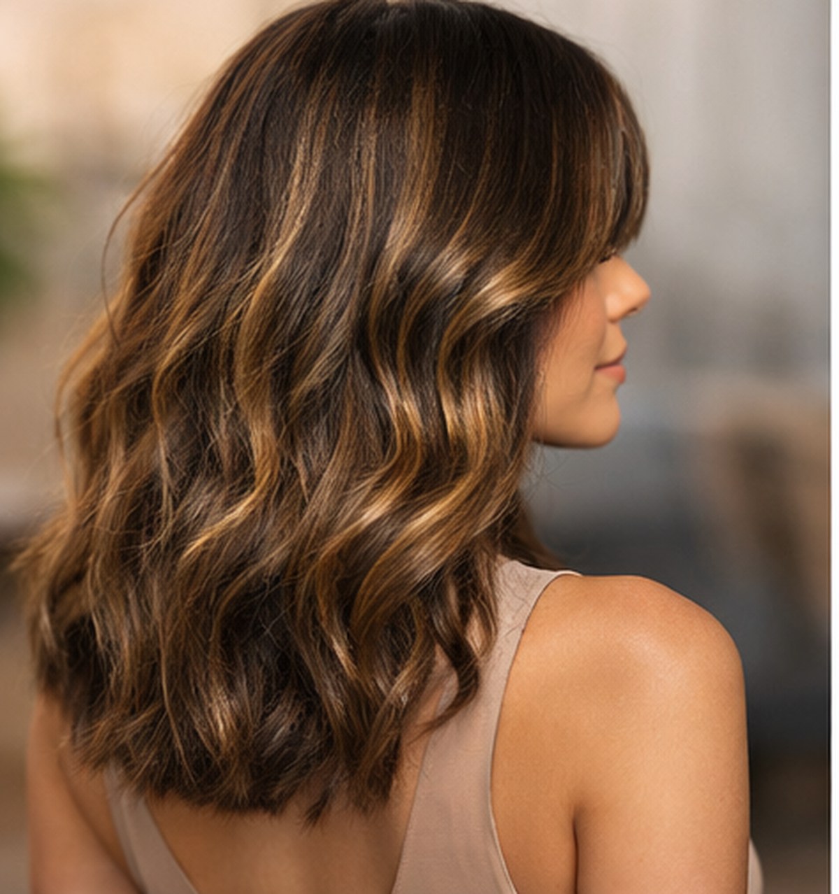 Dimensional balayage hair color trend in Dallas